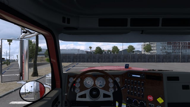 International 9900i  blue interior